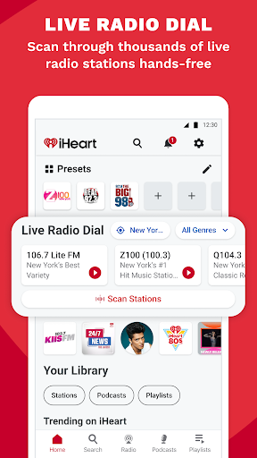 iHeart: Musiqa, Radio, Podkastlar
